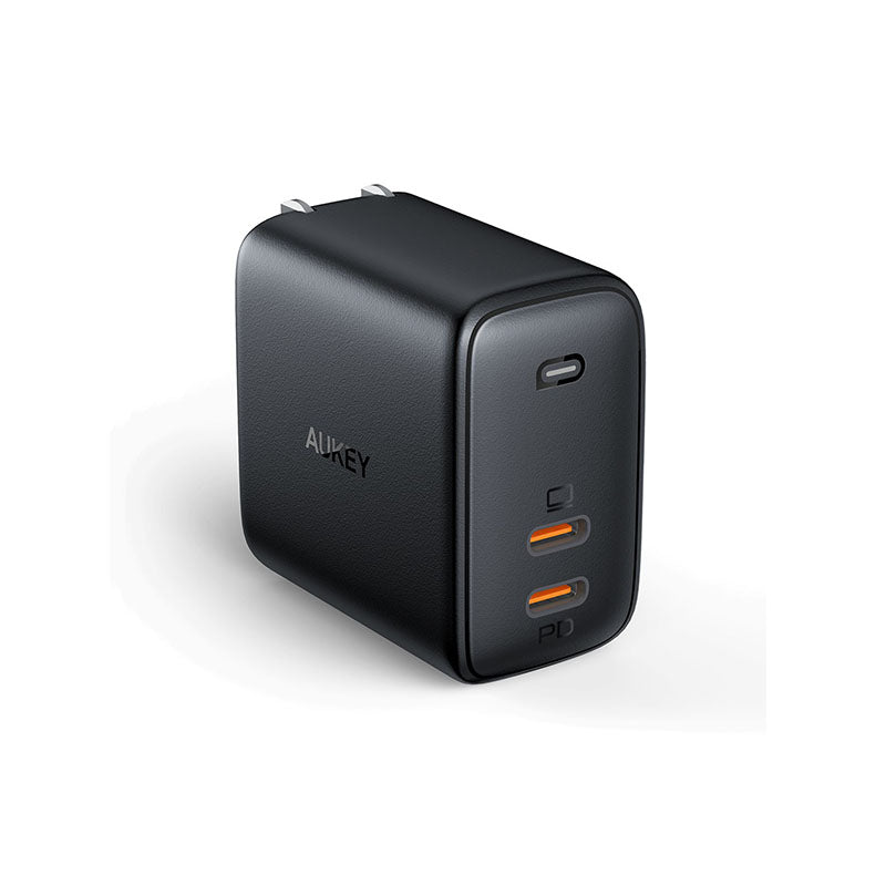 AUKEY PA-B4T VoltApex Duo Pro 65W 2-Port PD Wall Charger with GaN Power Tech