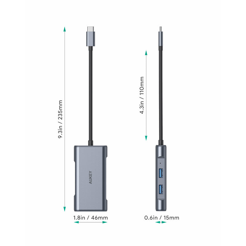AUKEY  CB-C75 USB C Hub Adapter