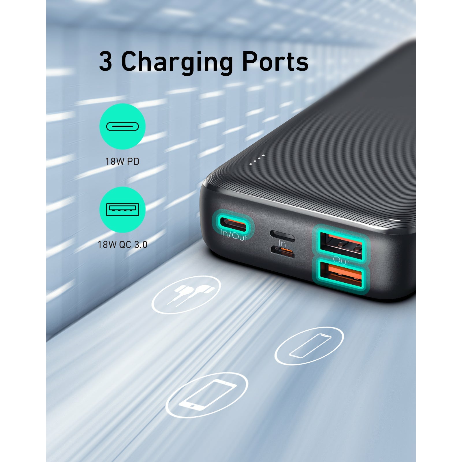 AUKEY PB-N74S Basix Plus 20000mAh Power Delivery Power Bank