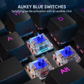 AUKEY KMG12 Mechanical Keyboard 104key with Gaming Software