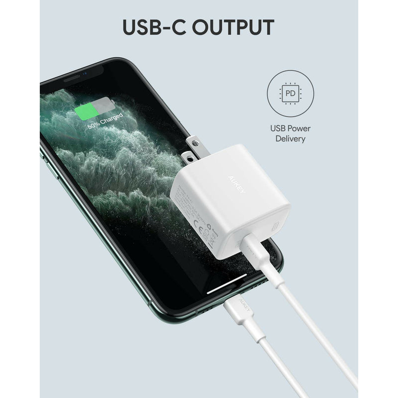 Aukey 20W USB-C Power Delivery Mini Charger