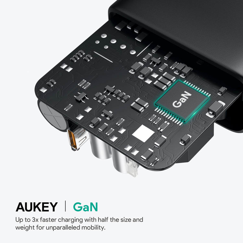 AUKEY PA-D4 Focus 60W USB-C PD Charger with GaN Power Tech