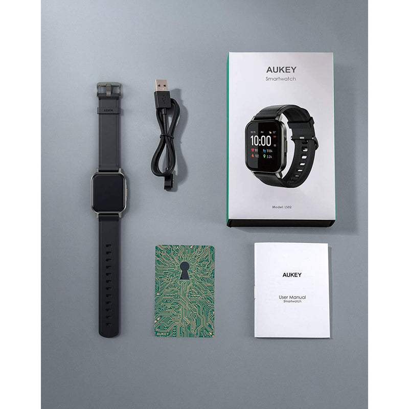 Waterproof smartwatch fitness tracker 2025