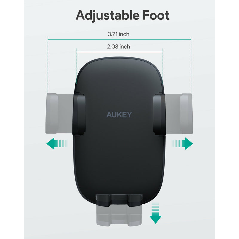 AUKEY – support de téléphone portable pour voiture, extension par gravité,  Clip de ventilation amélioré, HD-C58