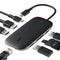 AUKEY CBC71 8 in 1 USB C Hub with Ethernet Port, 4K USB C to HDMI Black