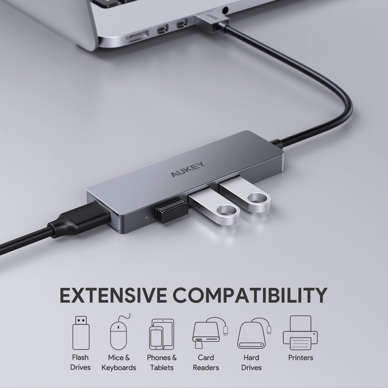 AUKEY CB-H36 USB A to USB3.0 Hub