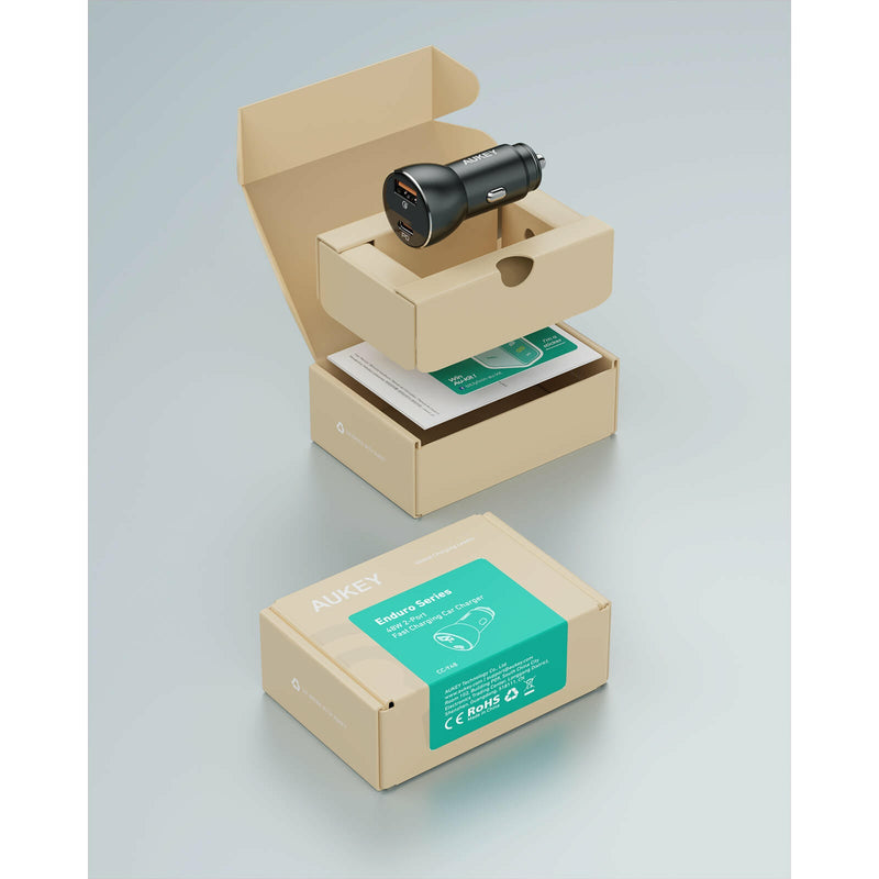 AUKEY Car Charger Dual USB A&C 48W