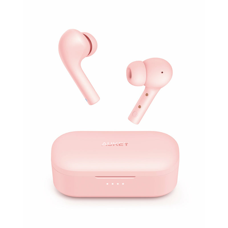 AUKEY Move Compact II  Wireless Earbuds 3D Surround Sound Pink