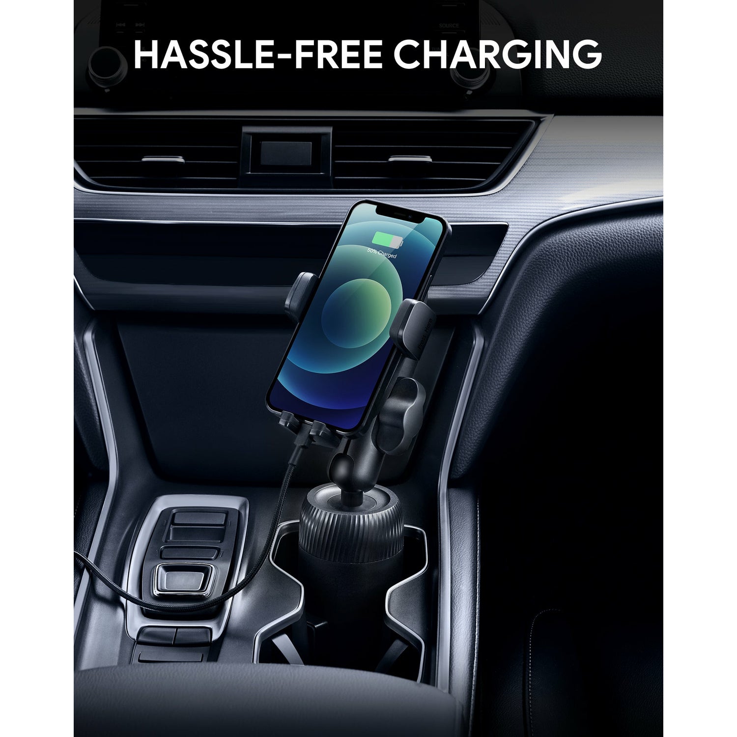 AUKEY Car Cup Holder Phone Mount Universal HD C75