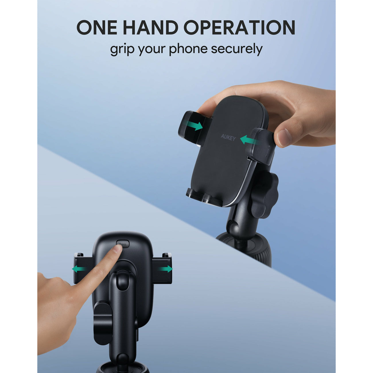 AUKEY Car Cup Holder Phone Mount Universal HD C75