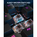 AUKEY KMG12 Mechanical Keyboard 104key with Gaming Software
