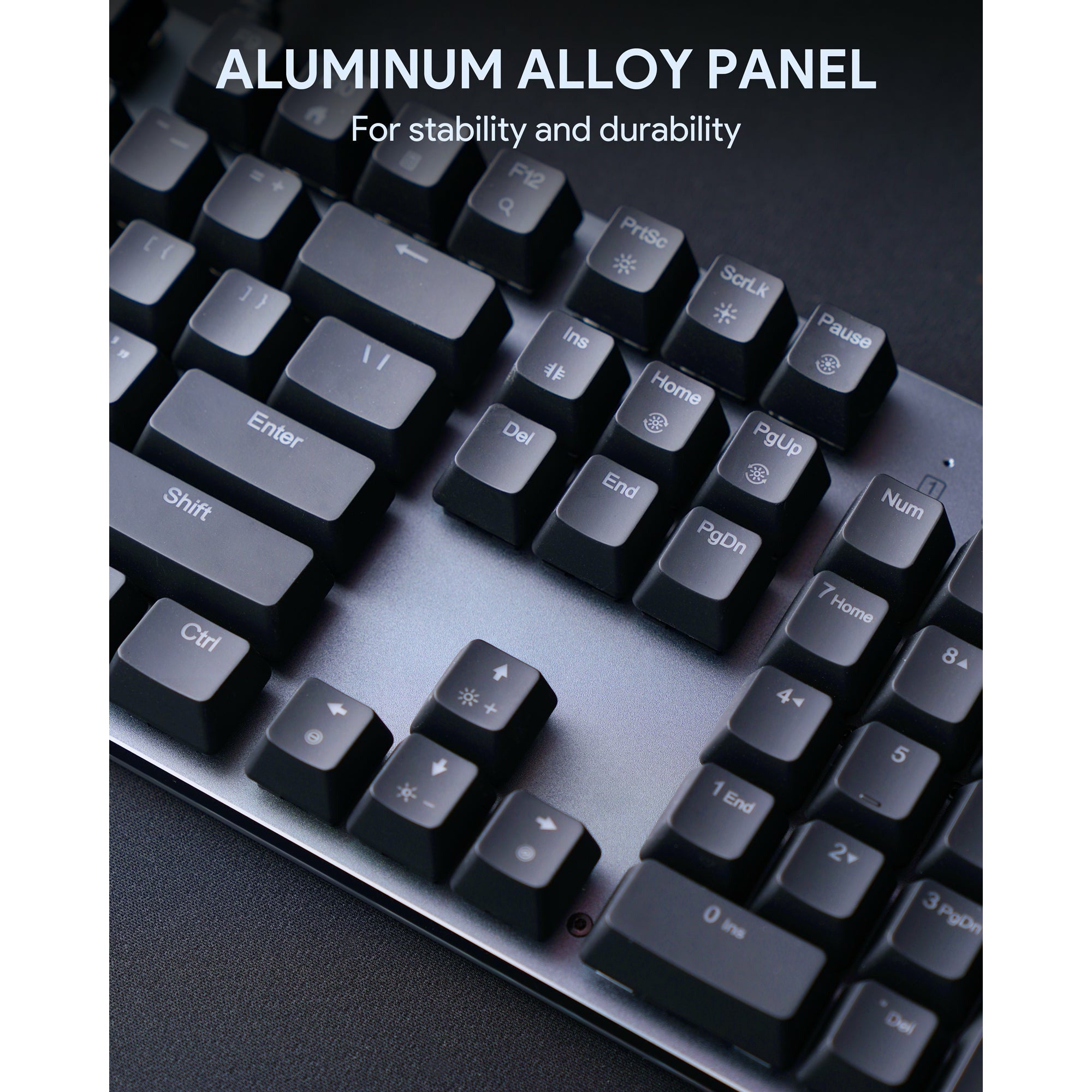 AUKEY KMG12 Mechanical Keyboard Brown Switches 104key with Gaming Software