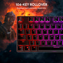 AUKEY KMG12 Mechanical Keyboard 104key with Gaming Software