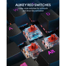 AUKEY KMG12 Mechanical Keyboard 104key with Gaming Software