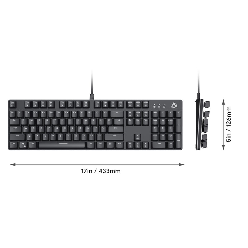 AUKEY KMG12 Mechanical Keyboard 104key with Gaming Software