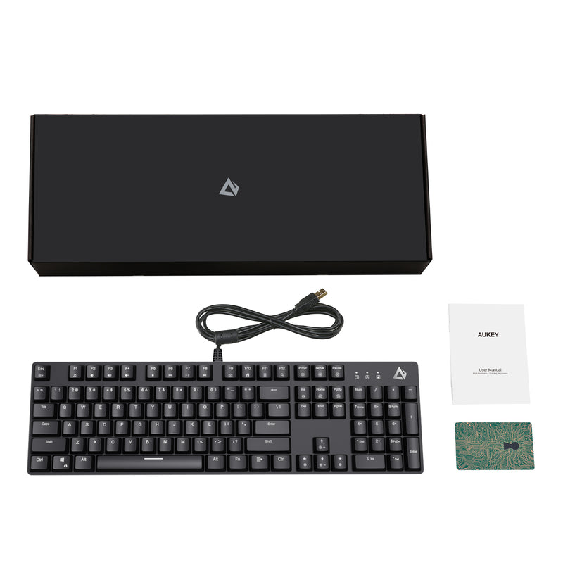 AUKEY KMG12 Mechanical Keyboard 104key with Gaming Software