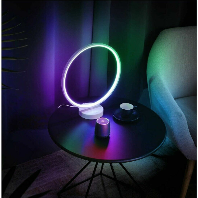 Skru ned Forhandle ozon AUKEY LT-ST37 Circular RGB Table Lamp With Remote Control