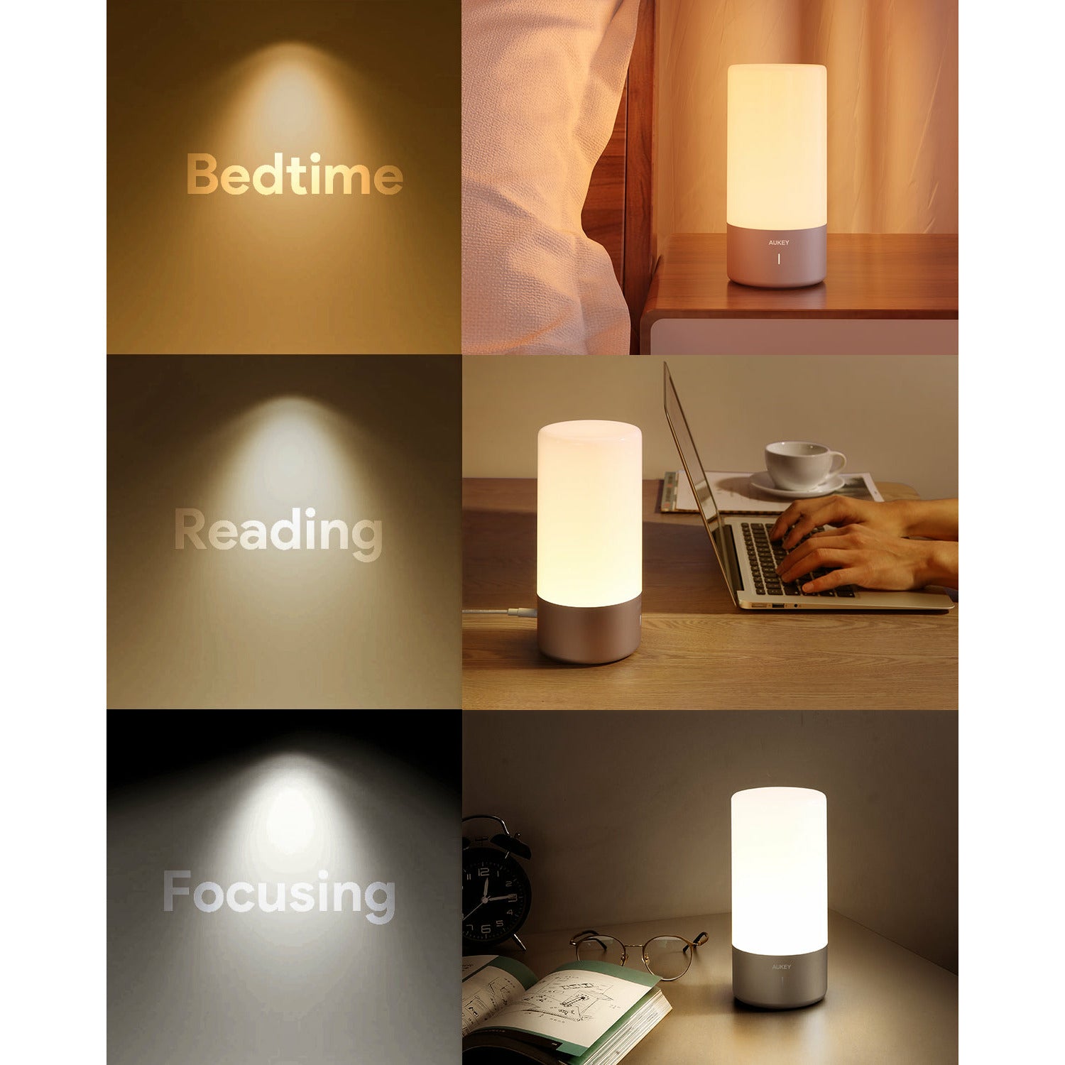 AUKEY Table Lamp 360 Touch Control LT T6
