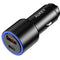 AUKEY CC-Y18S Dual (USB-C/USB-A) LED Car Charger - 36W