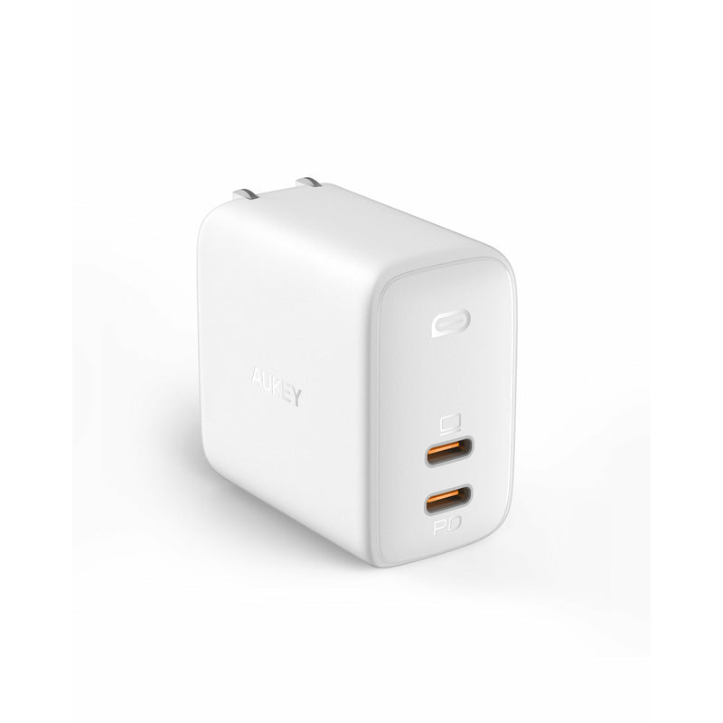 Aukey Omnia Duo 65W Dual-Port PD Charger with Dynamic Detect PA-B4 (White)