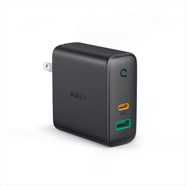 Aukey PA-B4 Omnia Duo 65W Dual-Port PD Charger with Dynamic Detect