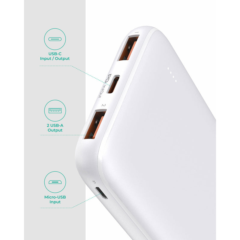 AUKEY PB-N73S 18W PD USB C Portable Charger Black 10000mAh