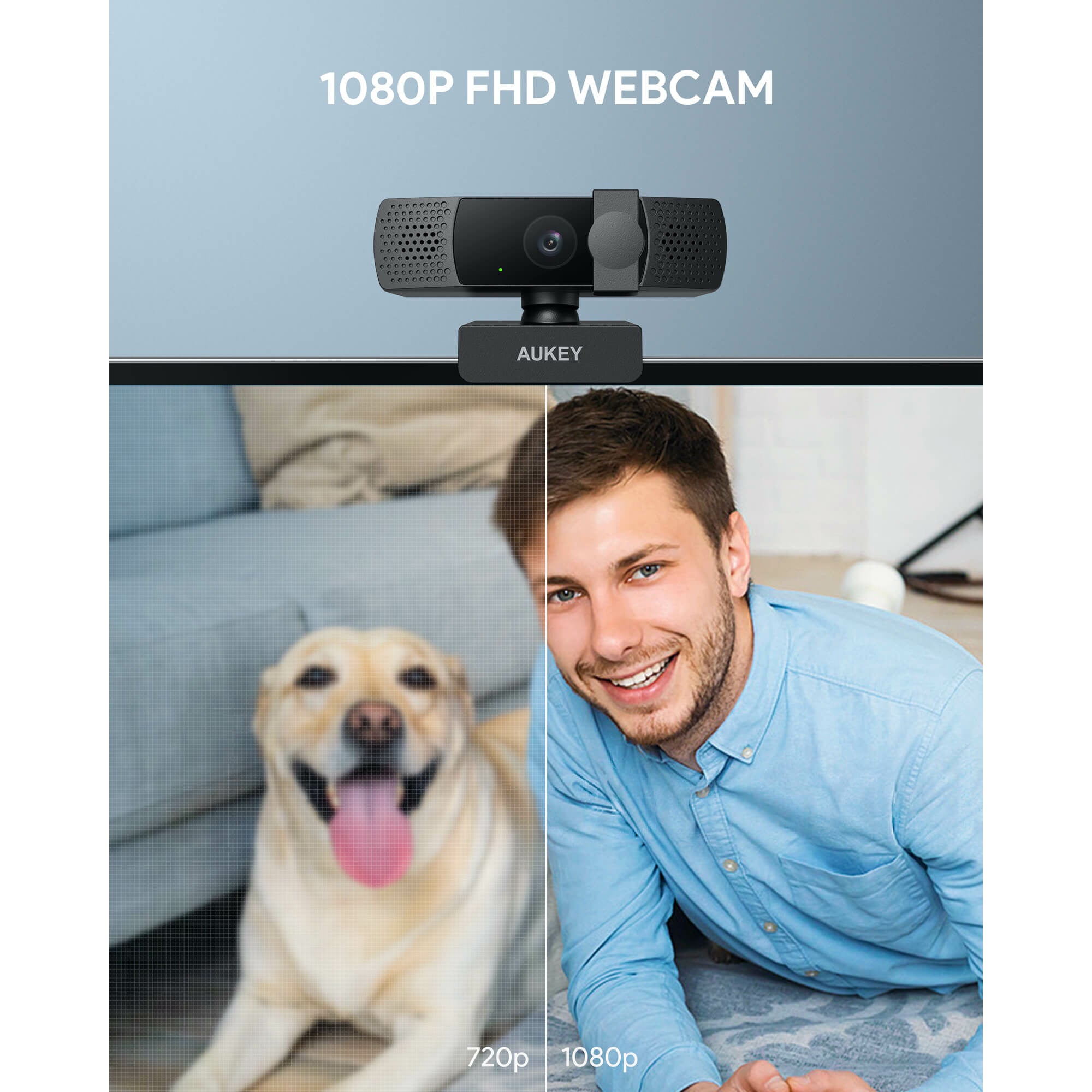 AUKEY Overview || FHD 1080p Webcam with Privacy Cover  PC-LM7