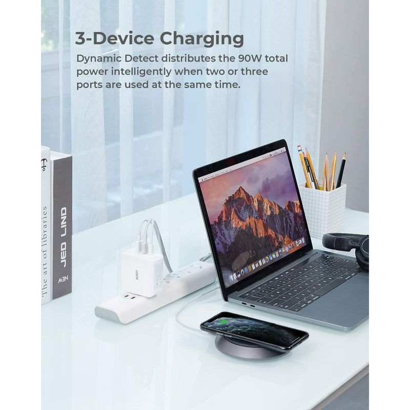 AUKEY PA-B6S Omnia Mix3 90W 3-Port PD Charger