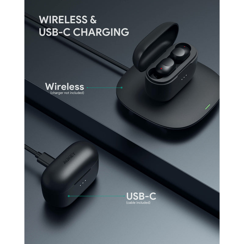 AUKEY EP-T31 Wireless Charging Earbuds Elevation in-ear Detection Black