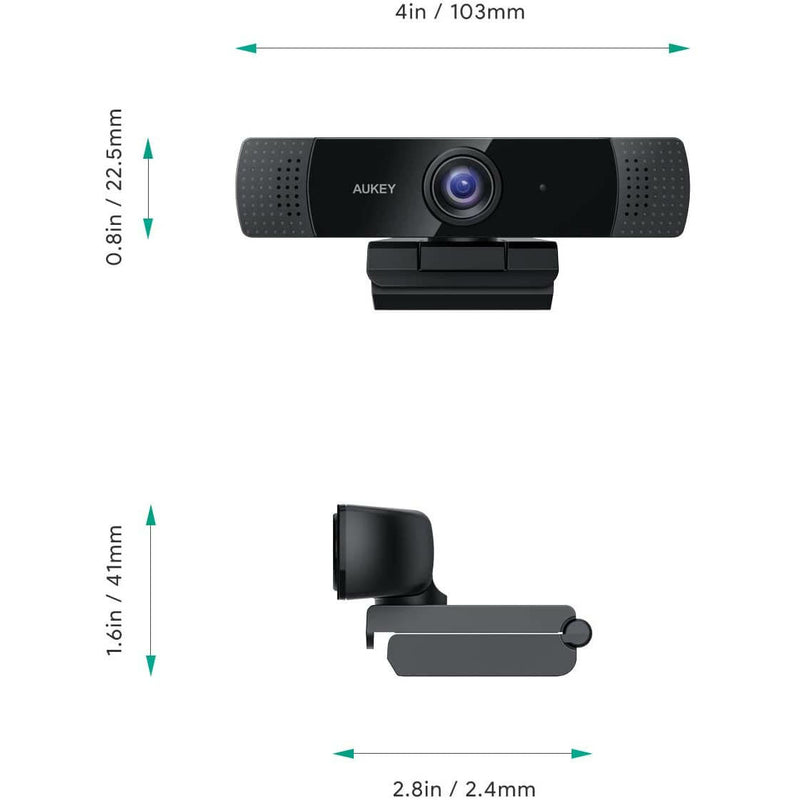 AUKEY Overview Full HD Video 1080p Webcam